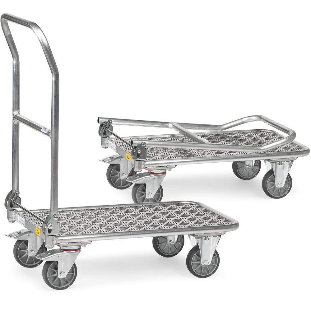 ESD-Klappwagen ALU klappbar, Ladefläche 900 x 600 mm - Fetra 91134