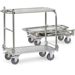 ESD-Klapp-Tischwagen ALU klappbar, Ladefläche 900 x 600 mm - Fetra 91181