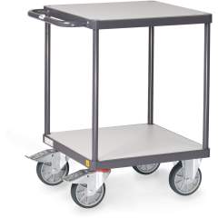 ESD-Tischwagen 500 kg, Ladefläche 600 x 600 mm - Fetra 9496