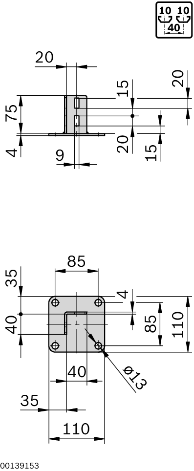 Maßzeichnung 3842542667