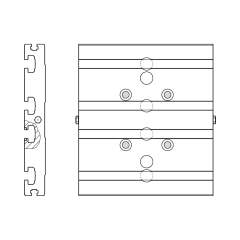 Verbindungsplatte CKK 12-90 K BG - Bosch Rexroth R037530015