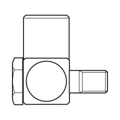 Schwenkverschraubg M6X9-M8X1-90DEG - Bosch Rexroth R341706409