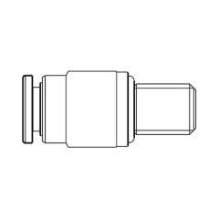 Steckanschluss M6 - D6 - Bosch Rexroth R341707609