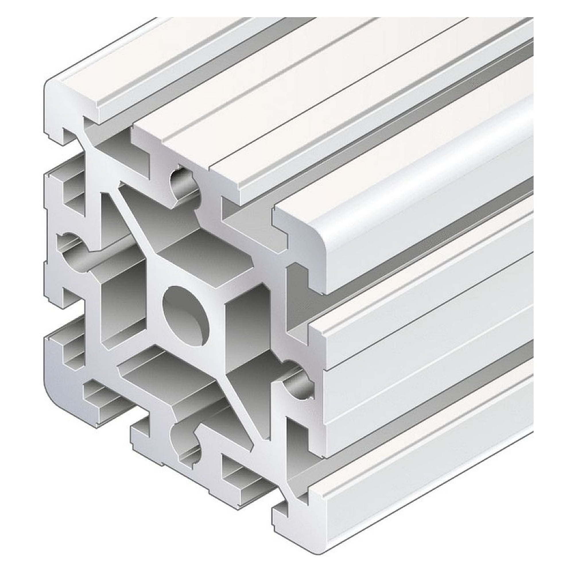 Strebenprofil 90x90, Aluminium eloxiert, Länge variabel 50-6070 mm - Bosch Rexroth 3842990500-1000