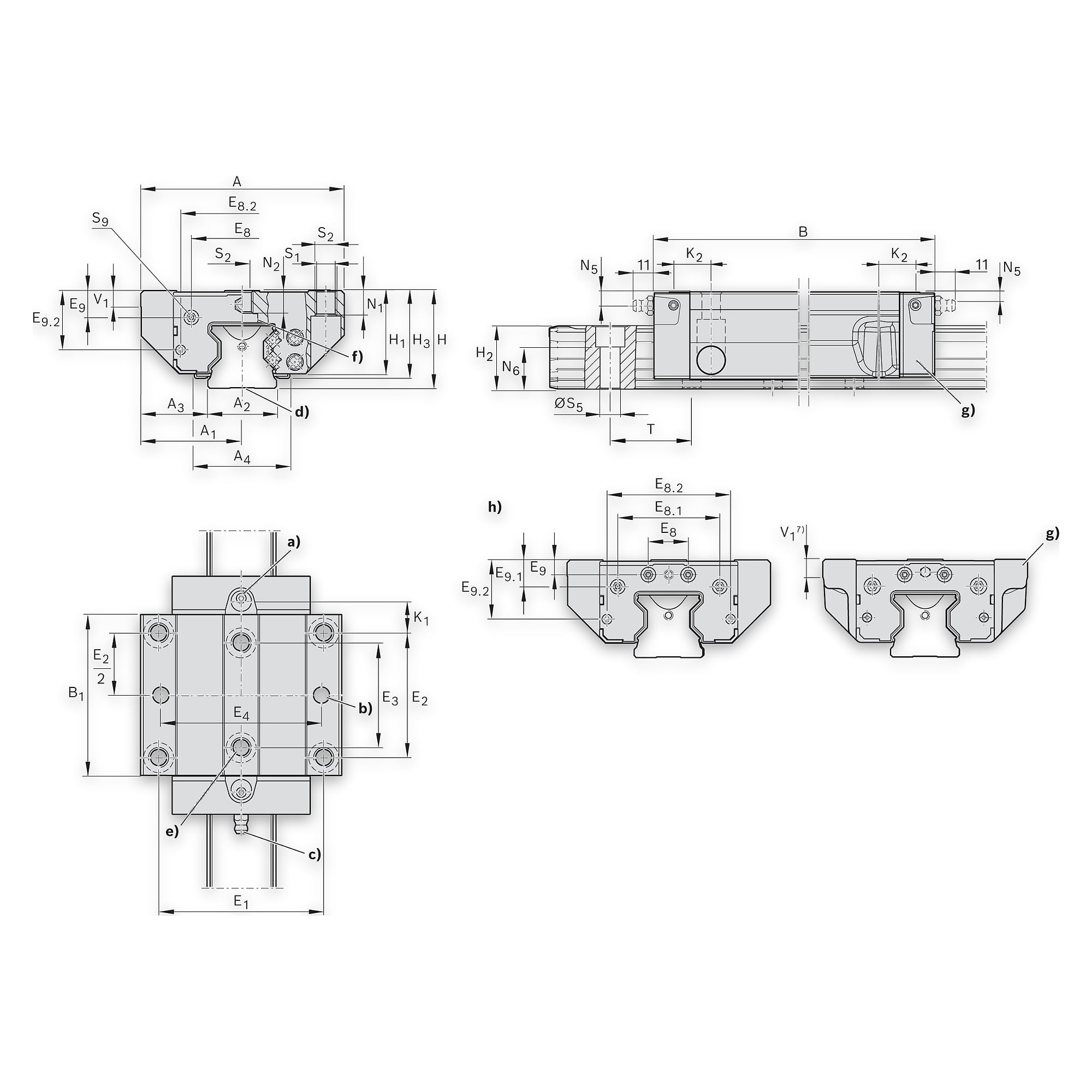 Rollenwagen RWD-035-FNS-C2-U-2-LS - Bosch Rexroth R185132925