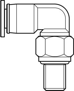 Winkelanschluss M3 - D3 - Bosch Rexroth R341707709