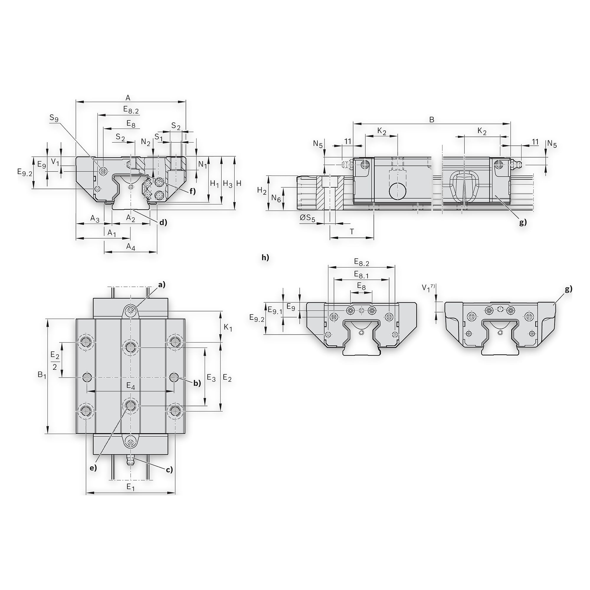 Rollenwagen RWD-035-FLS-C2-U-2-LS - Bosch Rexroth R185332925