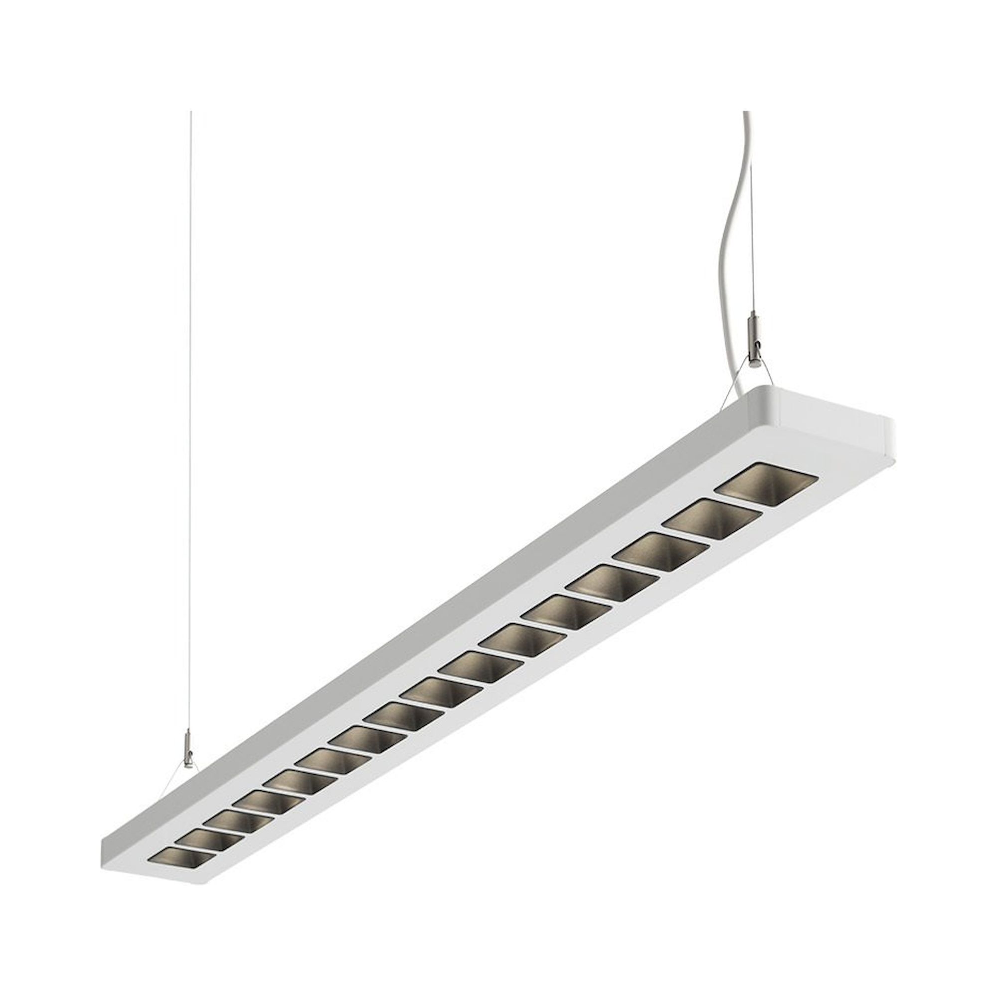 Glamox C77100124. Innenraumleuchten C77-P125x1200 WH 40/60 5500 DALI 830 PRE C2.5 BM