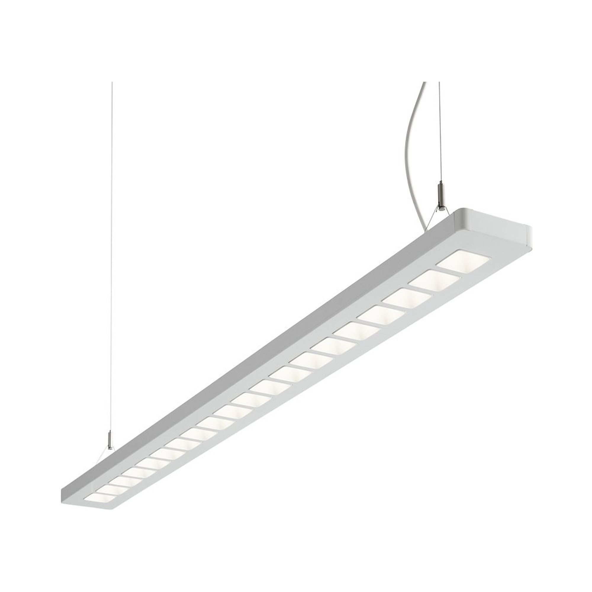 Glamox C77100057. Innenraumleuchten C77-P125x1200 WH 40/60 7000 DALI 840 PRE C2.5 WM