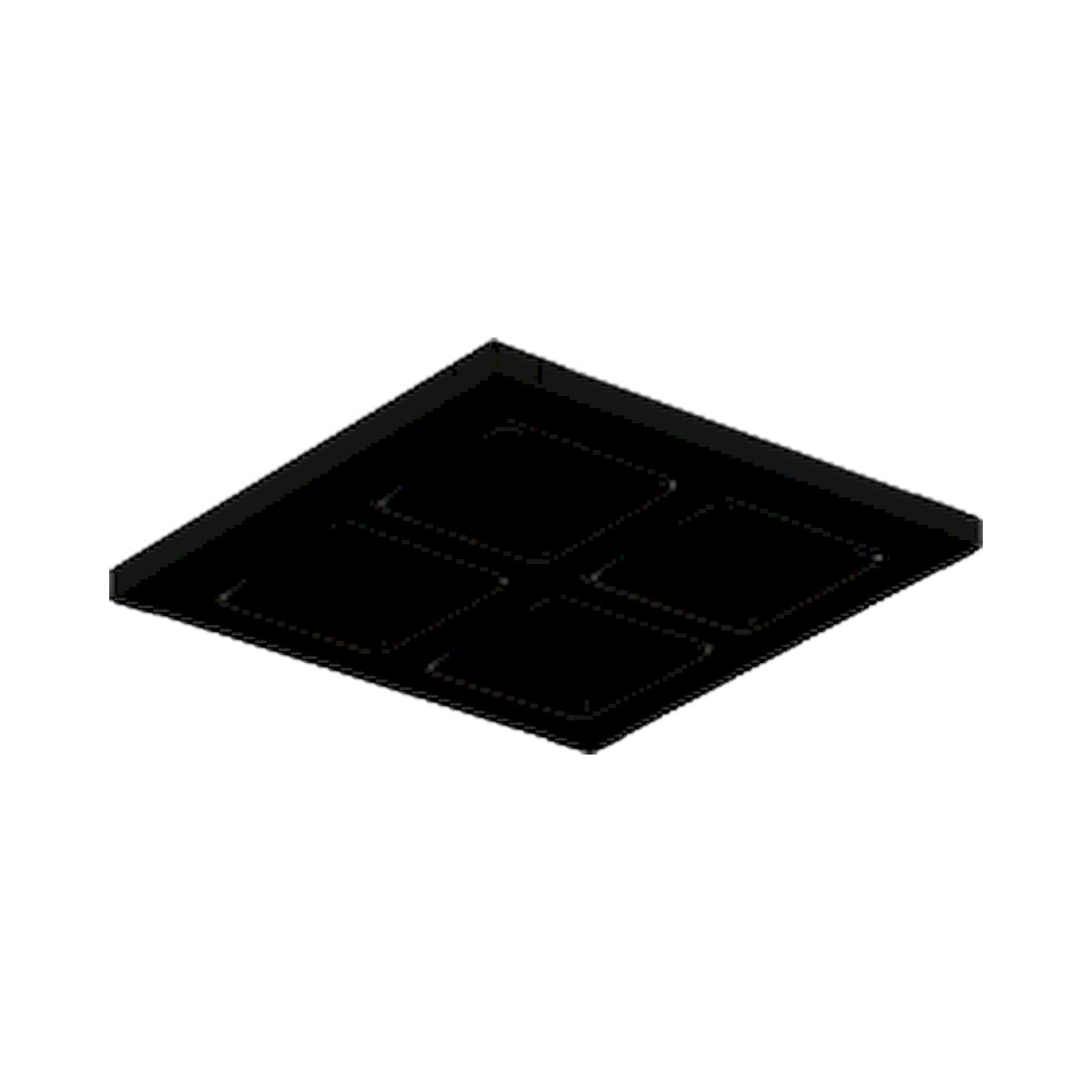 Glamox C77-R160x160 Downlight, 1002 lm, 3000 K, schaltbar