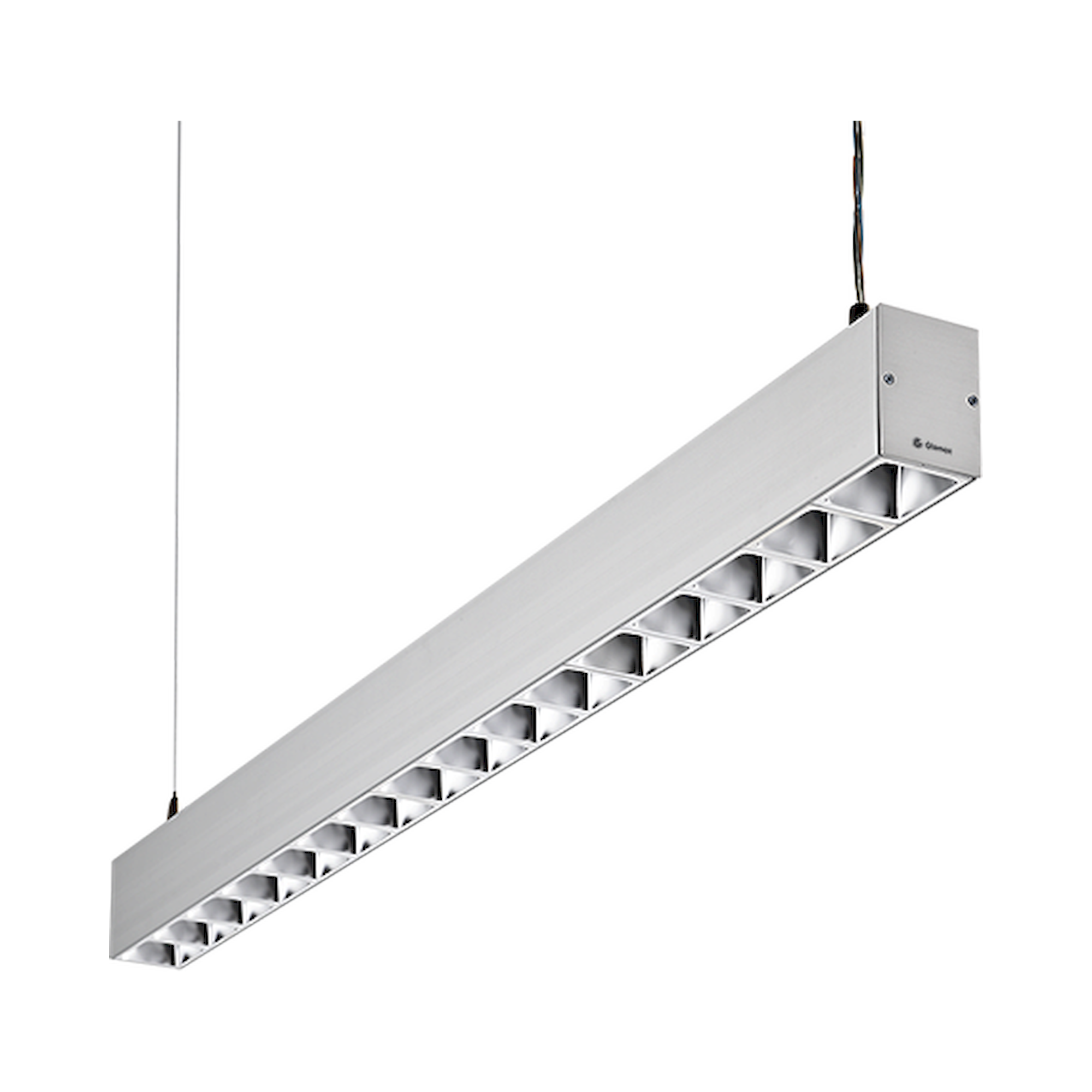 Glamox C80202423. Innenraumleuchten C80-P1690 50/50 AL G2 8000 HF 830 PRE C2,5 SM