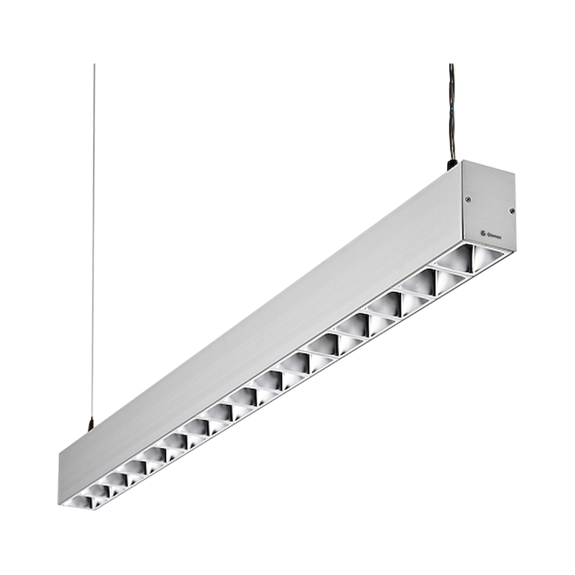 Glamox C80202419. Innenraumleuchten C80-P1690 50/50 AL G2 8000 DALI 830 PRE C2,5 SM