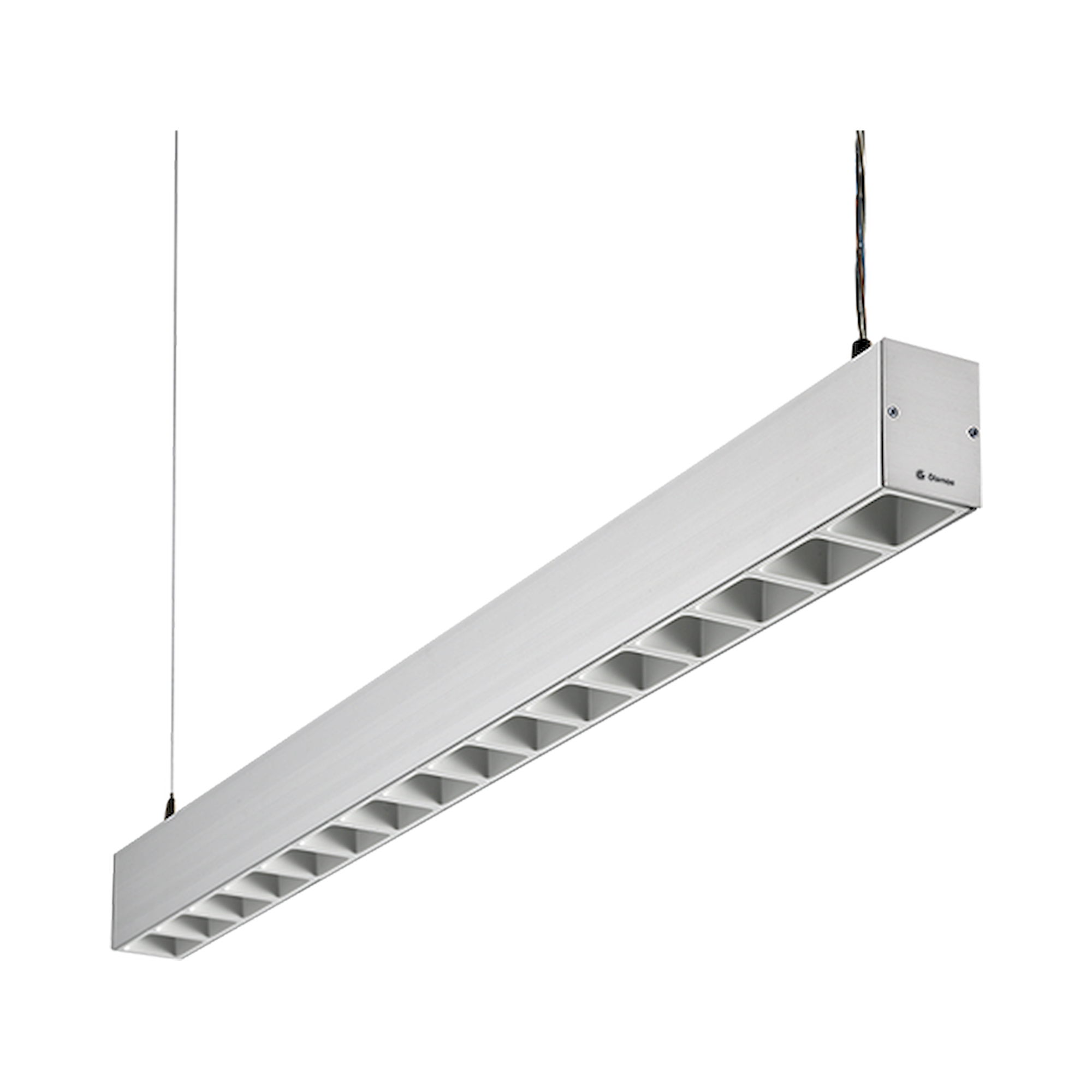 Glamox C80202428. Innenraumleuchten C80-P1690 50/50 AL G2 8000 DALI 830 PRE C2,5 WM