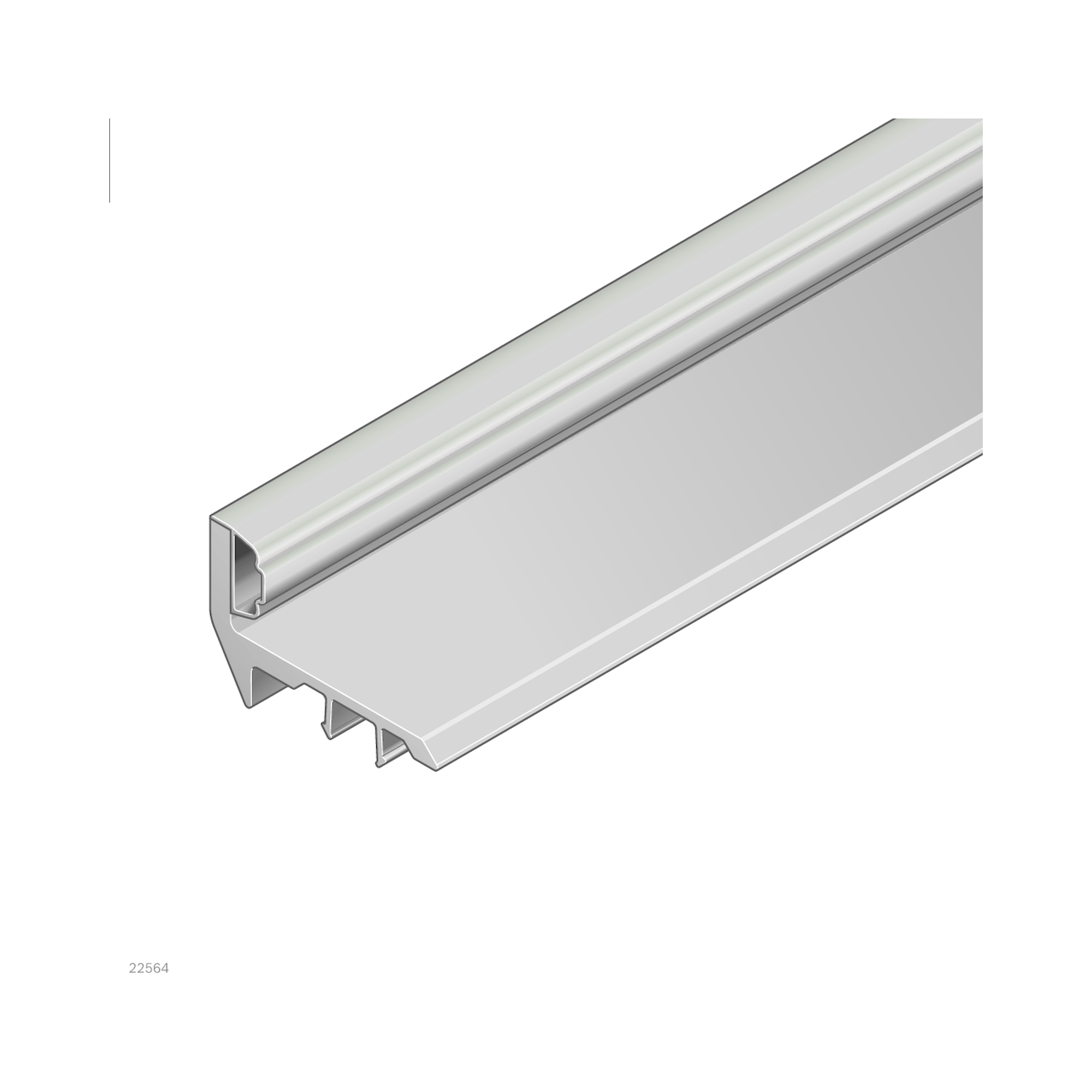 Bosch Rexroth 3842555560. Dichtleiste 10 45/30 L=3000 Grey