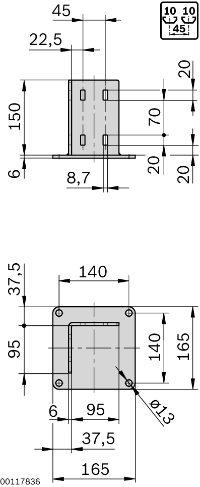 Maßzeichnung 3842536746