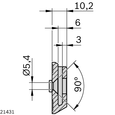 Dimensional drawing 3842544797