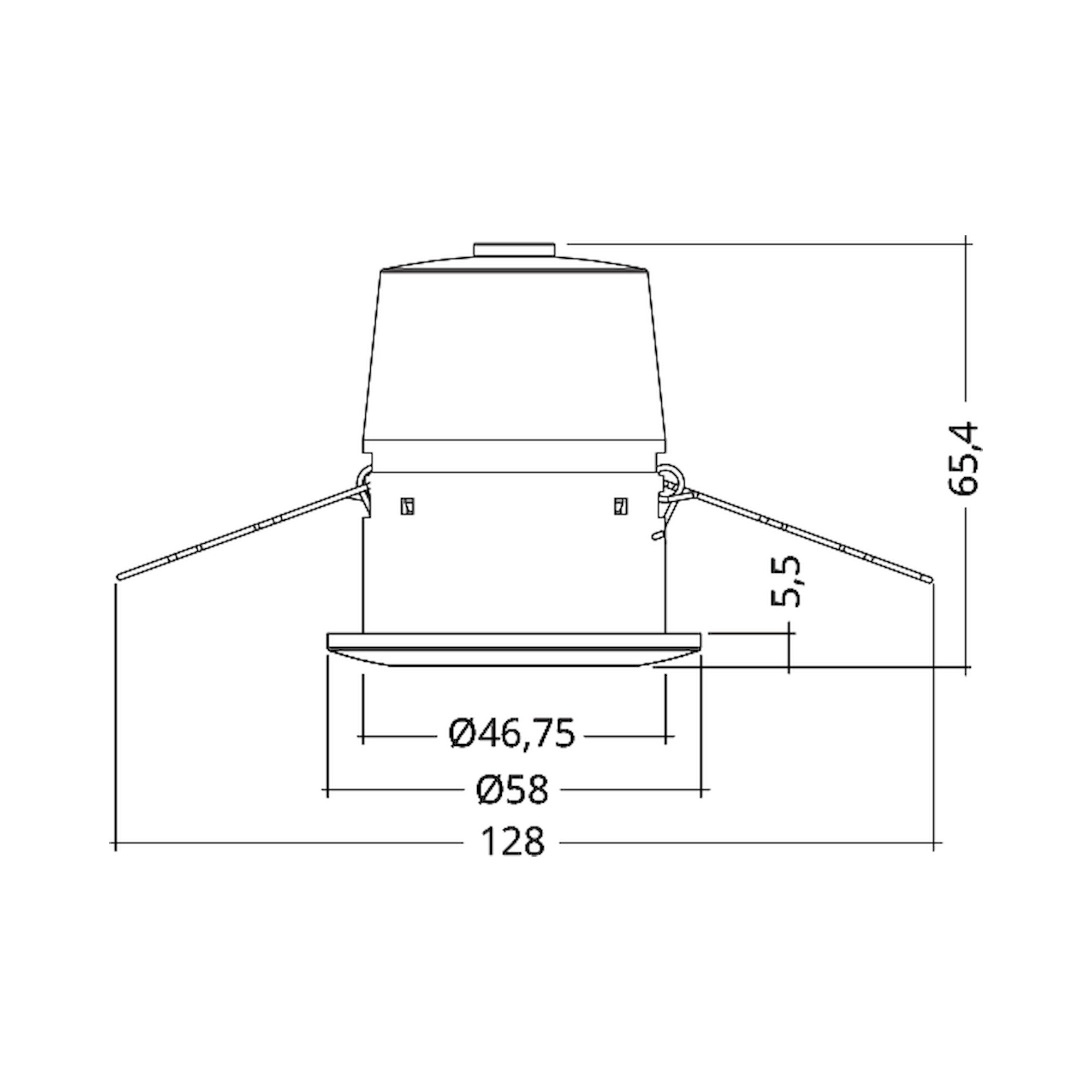 Glamox LMS DALI-2 PIR CLS SENSOR-R 5M