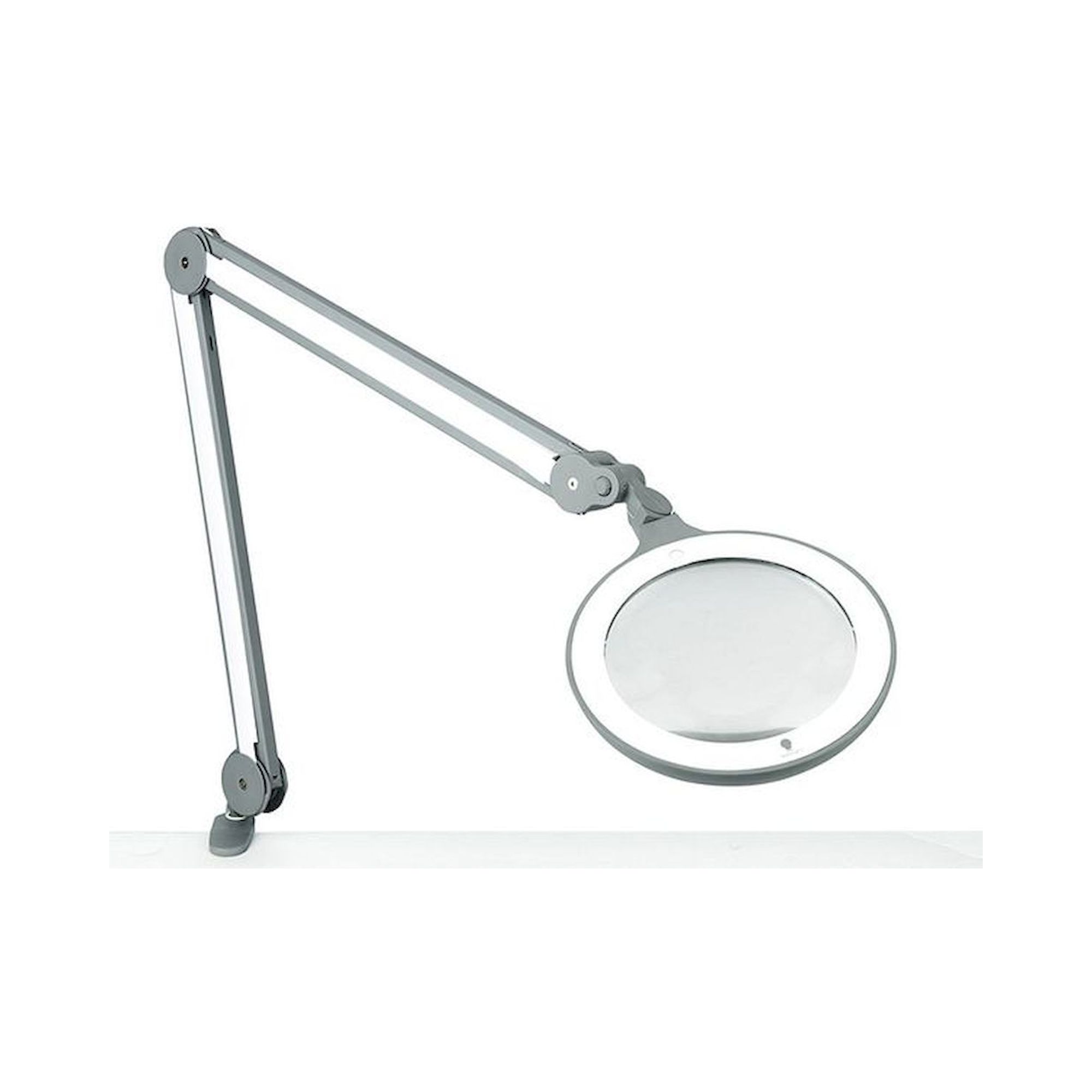Daylight E25100. LED Lupenleuchte Super Slim iQ, silber