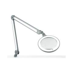 Daylight E25100. LED Lupenleuchte Super Slim iQ, silber