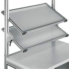 Bosch Rexroth 3842998155. Material shelf Basic, aluminum