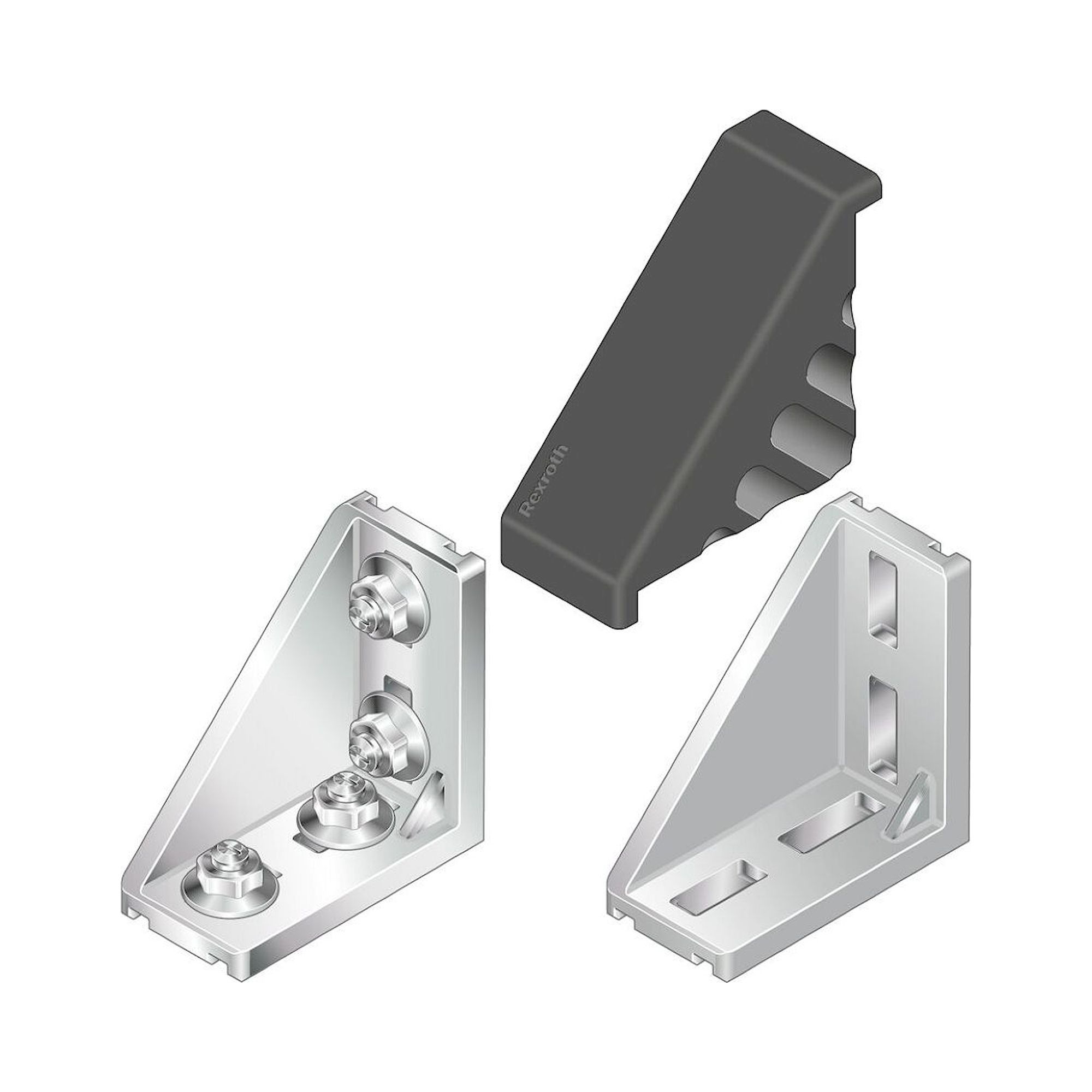 Bosch Rexroth 3842548856. Abdeckkappe, GUS Set 40X80 grey