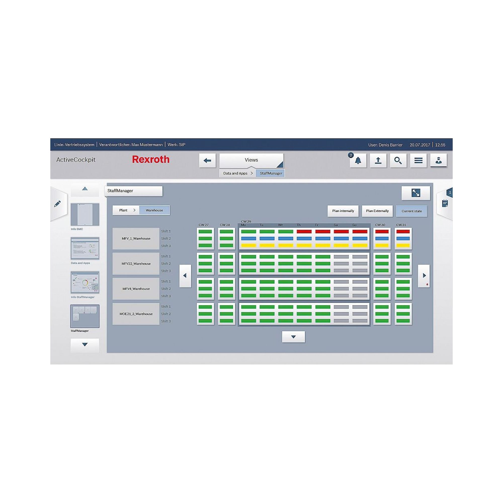 Bosch Rexroth 3842558259. Softwarelizenz, AC STAFFMANAGER YN