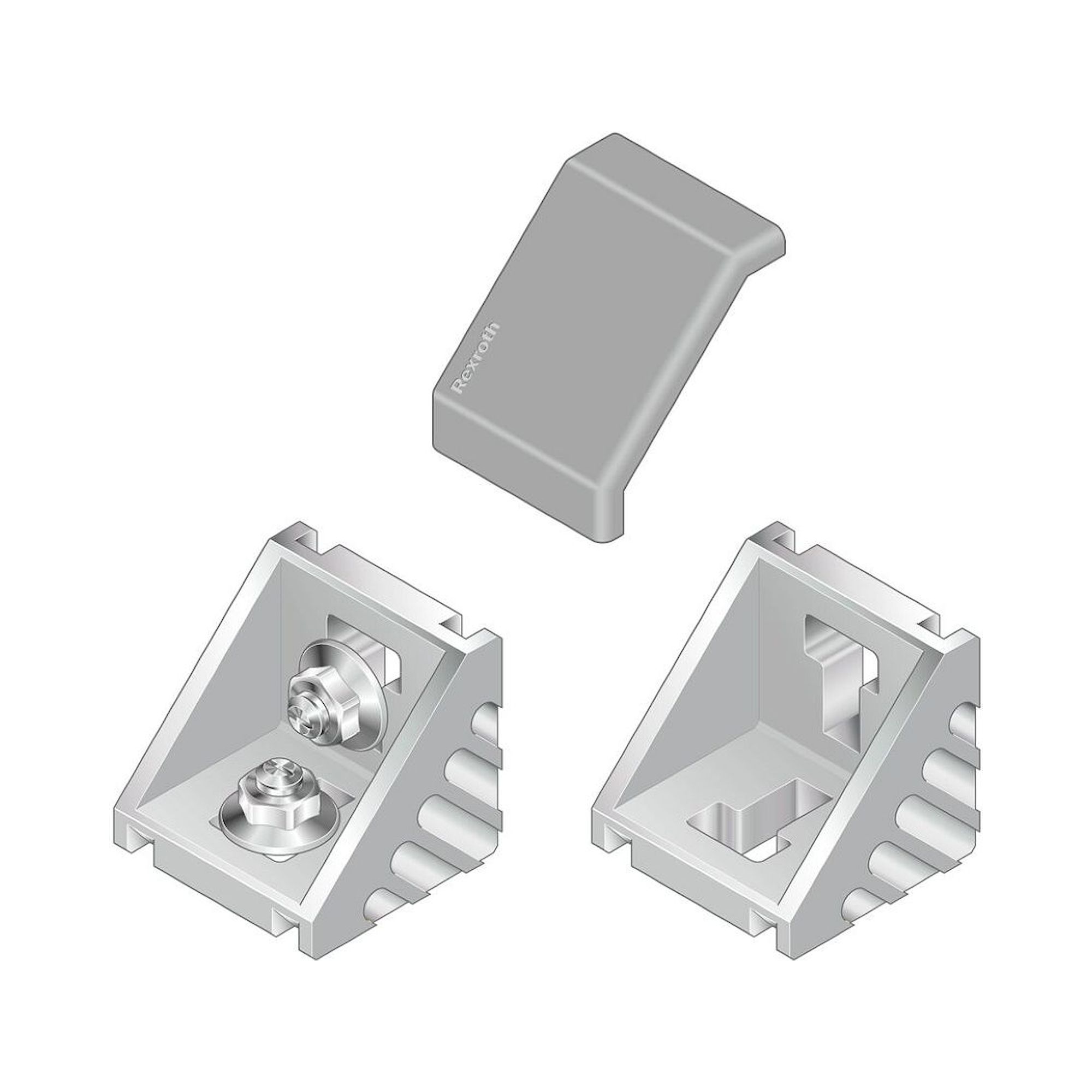 Bosch Rexroth 3842548870. Abdeckkappe, GUS Set 50X50 grey