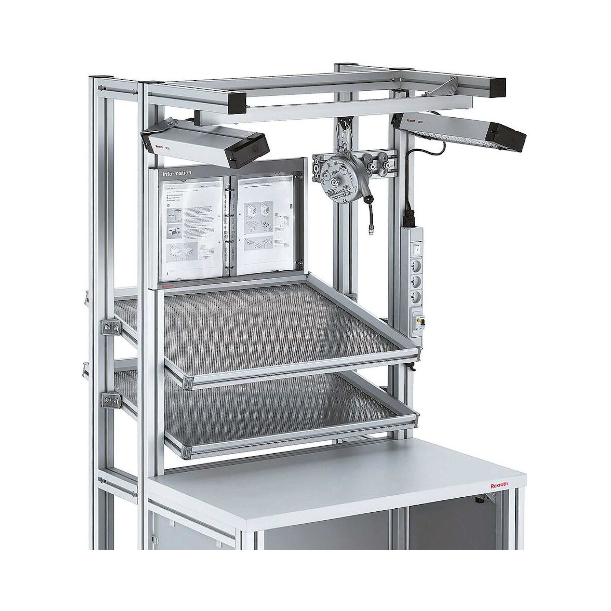 Bosch Rexroth 3842558636. Steckdosenleiste 4S/RCD D