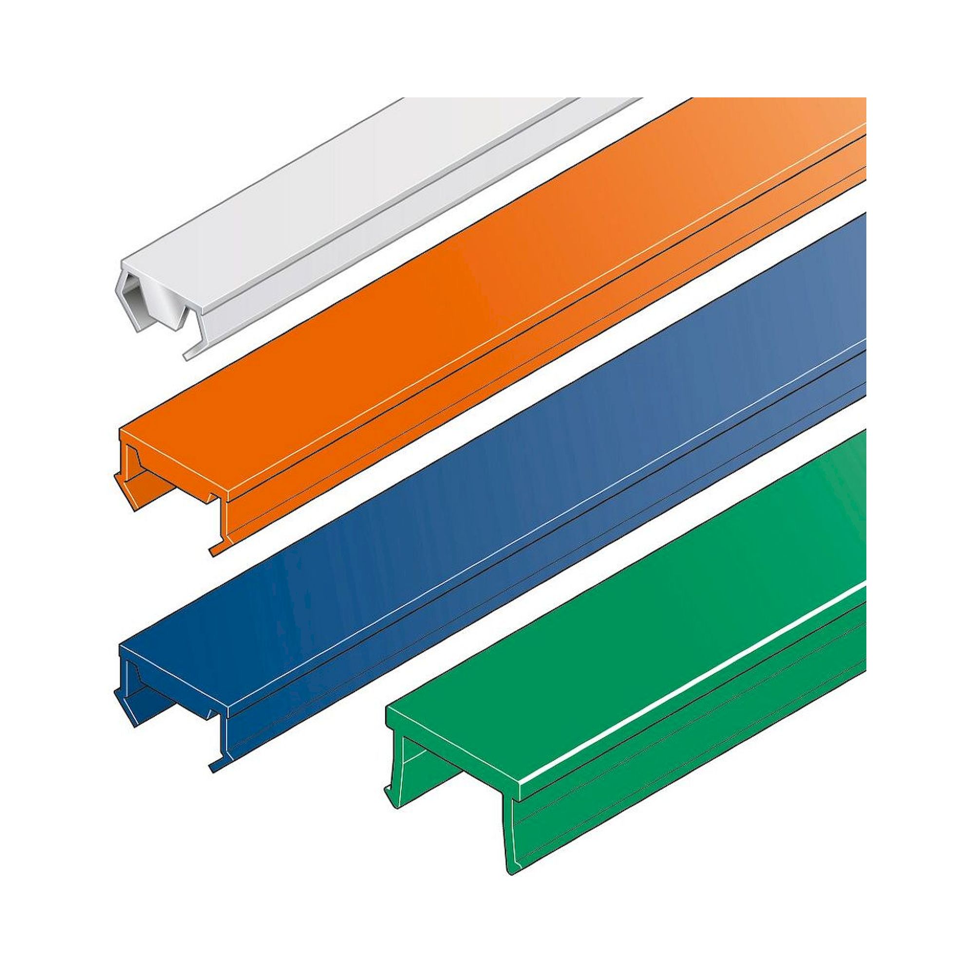 Bosch Rexroth 3842549877. Abdeckprofil, N8 H-PVC FL OPAK