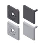 Bosch Rexroth 3842548747. Abdeckkappe, 40X40L,ESD