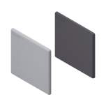 Bosch Rexroth 3842548750. Abdeckkappe, 80X80L,grey