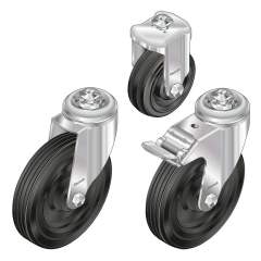 Bosch Rexroth 3842547840. Trestle wheel, solid rubber, F800