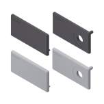 Bosch Rexroth 3842548748. Abdeckkappe, 40X80L grey