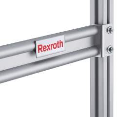 Bosch Rexroth 3842537652. Lettering clip for tubular cross ties, straight L102