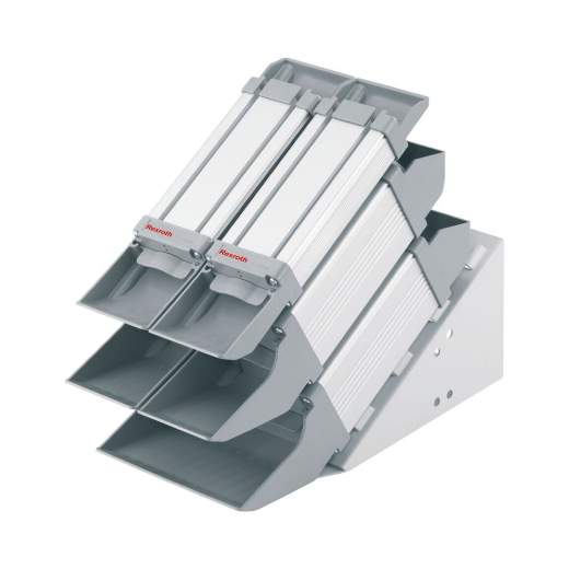 Bosch Rexroth Materialkanalsprofil 90x45 mm aus eloxiertem Aluminium