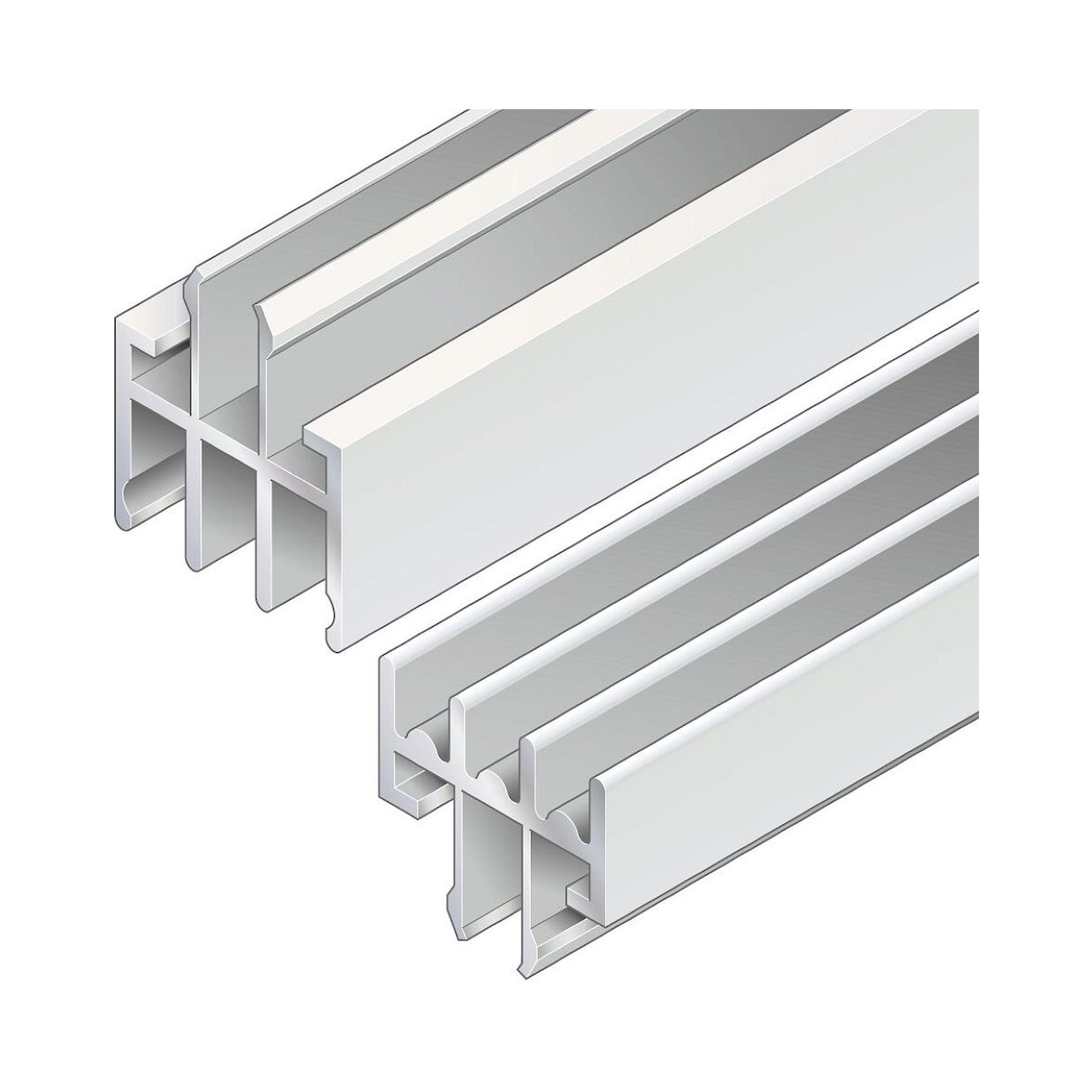 Bosch Rexroth 3842993426-1000. Schiebetuerprofil, 40 AL. 1000 mm