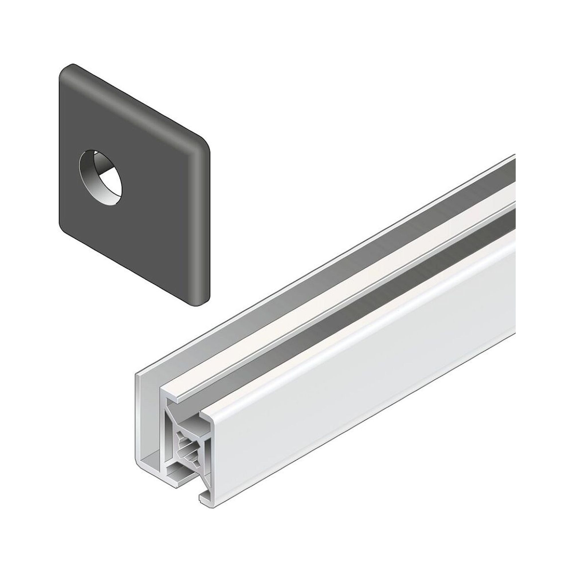 Bosch Rexroth 3842992973-1000. Rahmenprofil, 30X45 WG40. 1000 mm