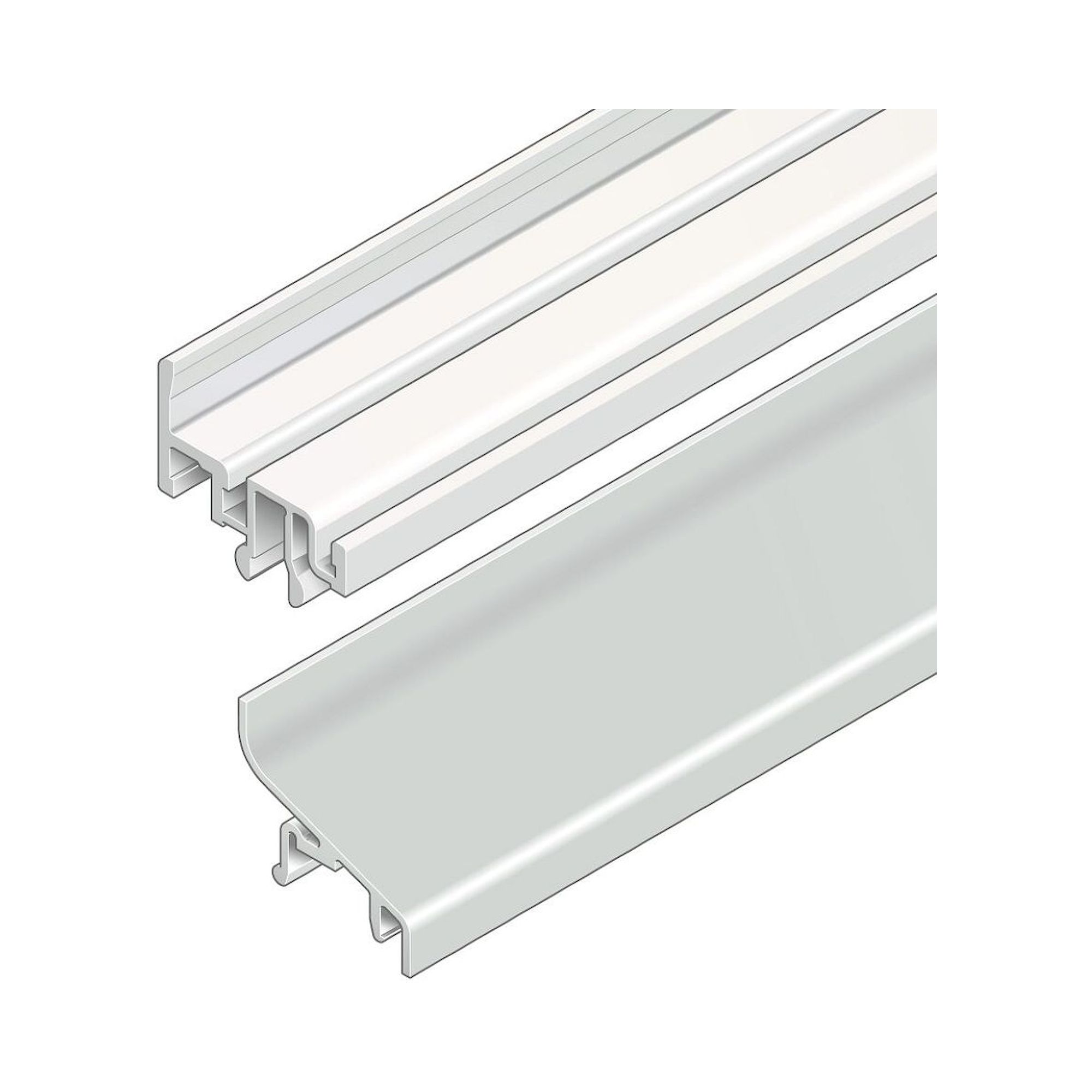 Bosch Rexroth 3842555292. Schutzscheibenprofil, 10 PP/TPE grey