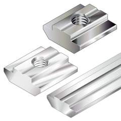 Bosch Rexroth 3842510078. Sliding block profile groove 8 steel, zinc-plated