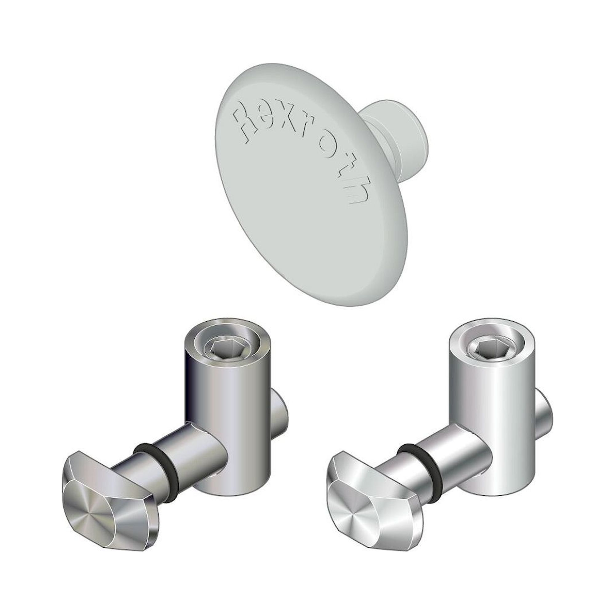 Bosch Rexroth 3842535466. Schnellspannverbinder, N10 90°