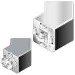 Bosch Rexroth 3842554452. Verbinder, 45G 30X30 Silver Set