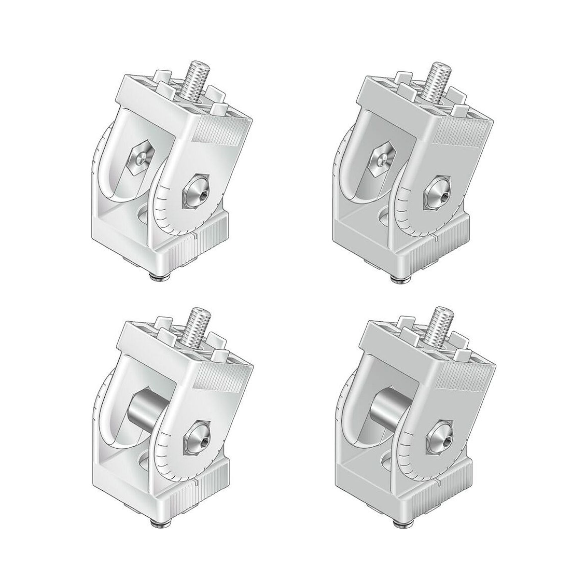 Bosch Rexroth 3842538687. Gelenk, 45X45 SUPPORT Silver