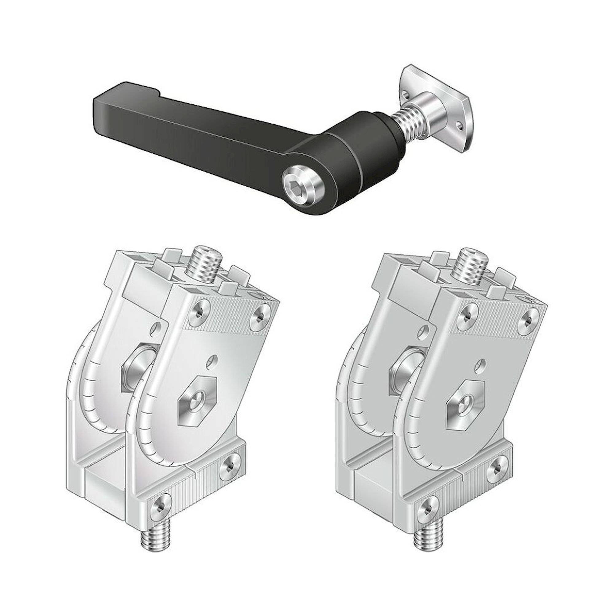 Bosch Rexroth 3842539799. Gelenk, 60X45 Silver