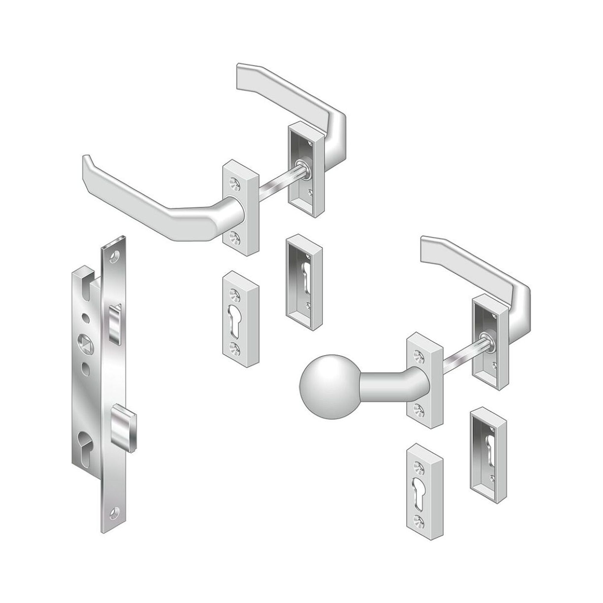 Bosch Rexroth 3842538241. Einsteckschloss, M BEFESTIGUNGSSATZ