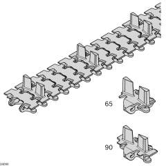 Bosch Rexroth 3842546016. Chain link for cleated chain VFplus 90