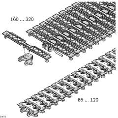 Bosch Rexroth 3842546007. Chain link for static friction chain VFplus 90