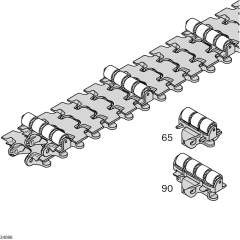 Bosch Rexroth 3842546021. Chain link for roller cleated chain D20 VFplus 90