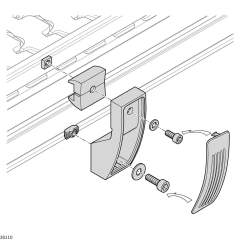 Bosch Rexroth 3842527851. Halter, 30X88 M.KOPF