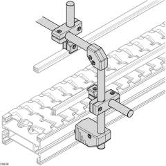 Bosch Rexroth 3842539500. Klemmstück, VERTIKAL D18 L160