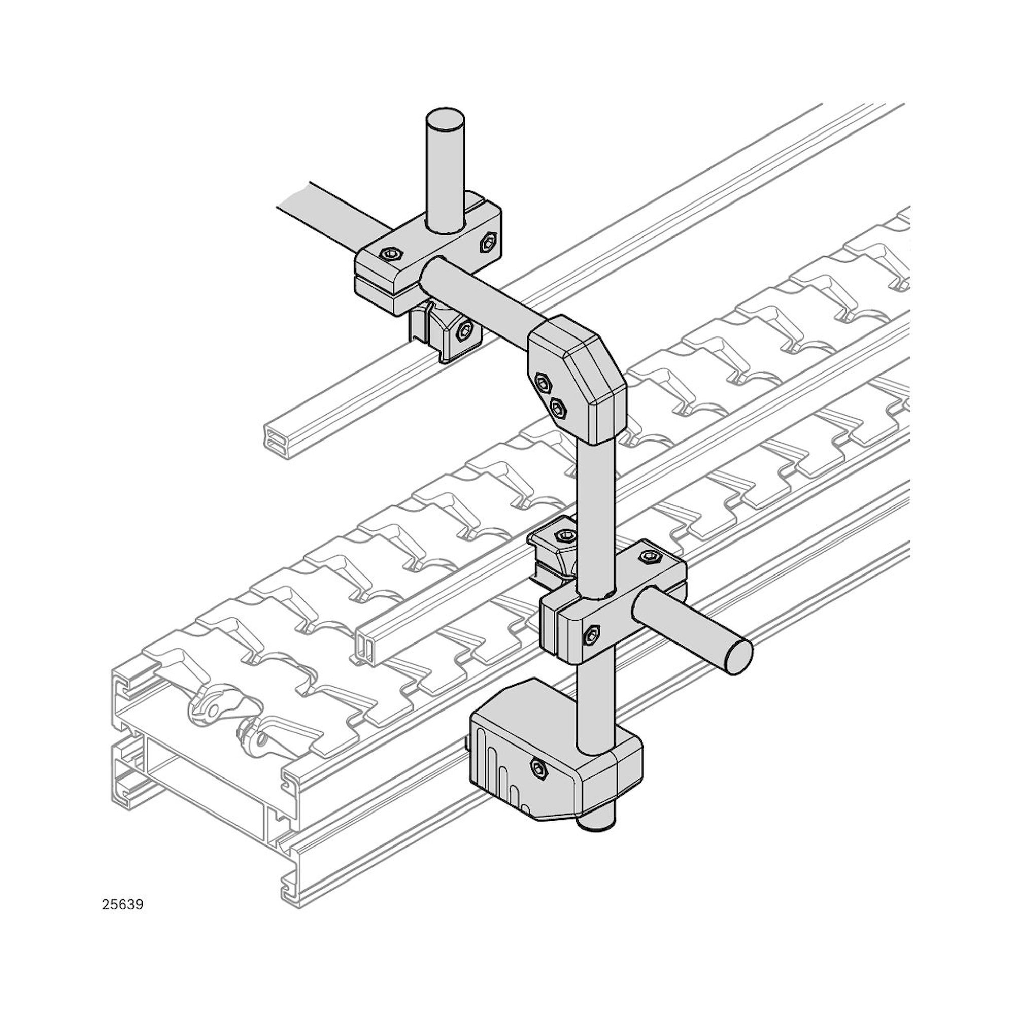 Bosch Rexroth 3842539498. Klemmstück, D12 L100